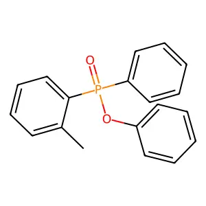 Phosphinic acid, phenyl-o-tolyl-, phenyl ester structure