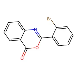 2-(2-bromophenyl)-4H-3,1-benzoxazin-4-one structure