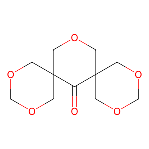 2,4,10,12,15-Pentaoxadispiro[5.1.58.36]hexadecan-7-one structure