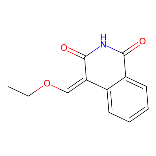 4-(ethoxymethylene)isoquinoline-1,3(2H,4H)-dione structure