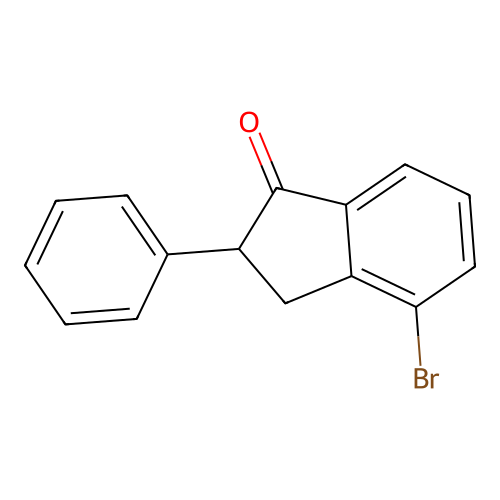 4-Bromo-2-phenyl-2,3-dihydro-1H-inden-1-one structure