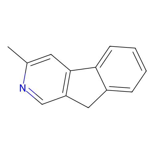 3-Methyl-9H-indeno[2,1-c]pyridine structure