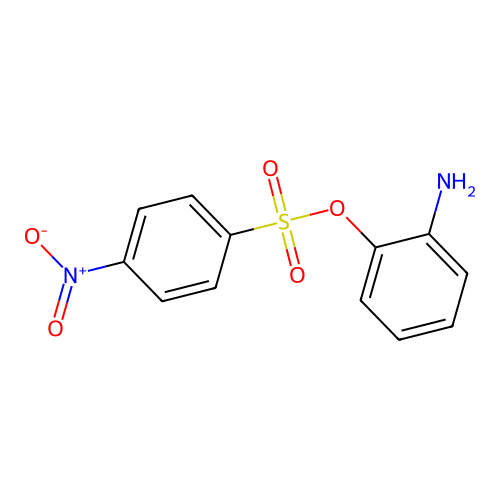 2-Aminophenyl 4-nitrobenzenesulfonate structure