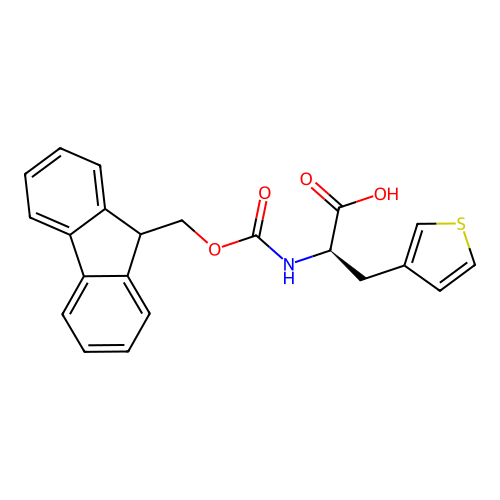 FMOC-D-3-THIENYLALANINE structure