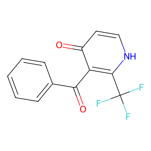 3-Benzoyl-2-trifluoromethyl-4-hydroxypyridine structure