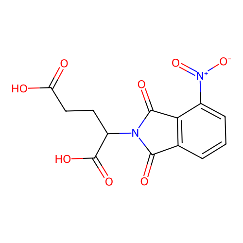 1-(4-Nitro-1,3-dioxoisoindolin-2-yl)propane-1,3-dicarboxylic acid structure