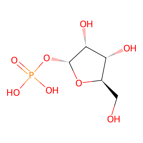 Ribose-1-Phosphate structure