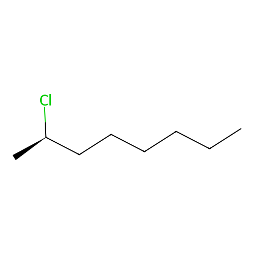 (-)-2-Chlorooctane structure