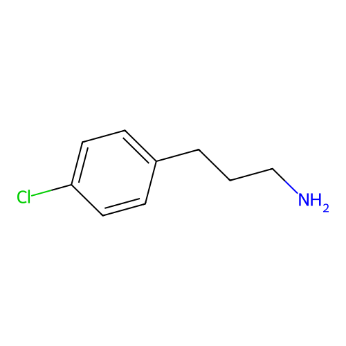 3-(4-Chlorophenyl)propan-1-amine structure