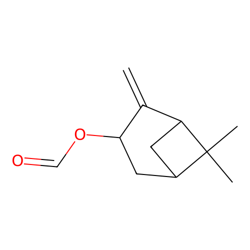 trans-Pinocarvyl formate structure
