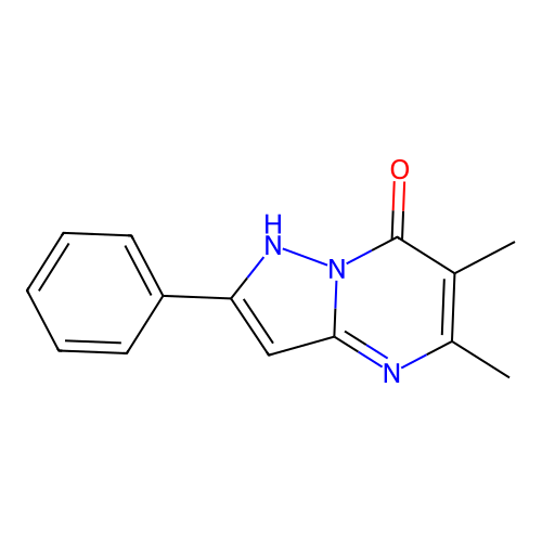 5,6-Dimethyl-2-phenylpyrazolo[1,5-a]pyrimidin-7-ol structure