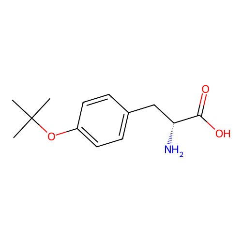 O-tert-Butyl-D-tyrosine structure
