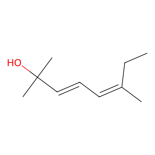 3,5-Octadien-2-ol, 2,6-dimethyl-, (5Z)- structure