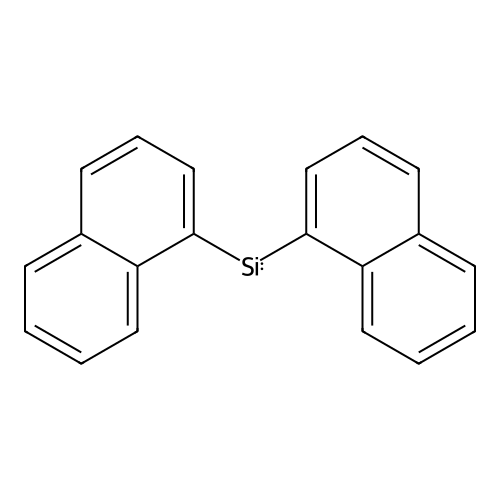 Bis(1-Naphtyl)silan structure