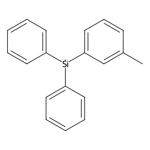 diphenyl(m-tolyl)silane structure