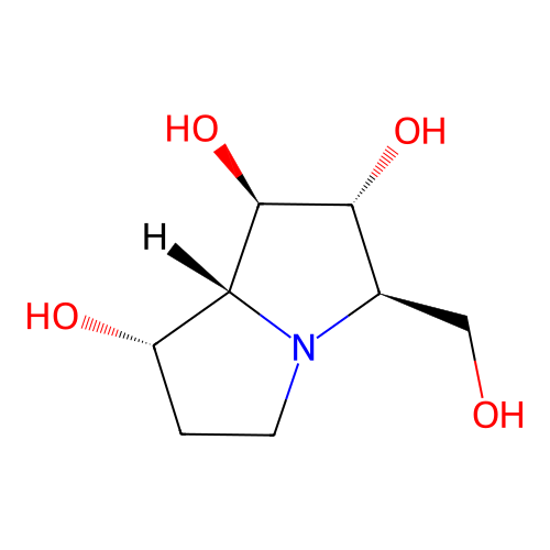 澳洲栗豆碱 structure