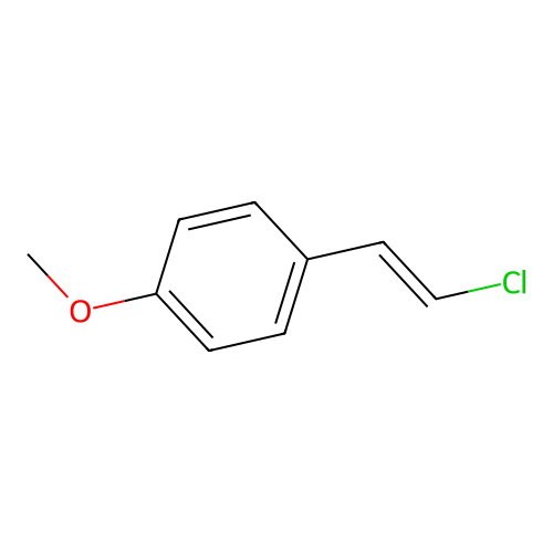 4-Methoxy-trans-beta-chlorostyrene structure