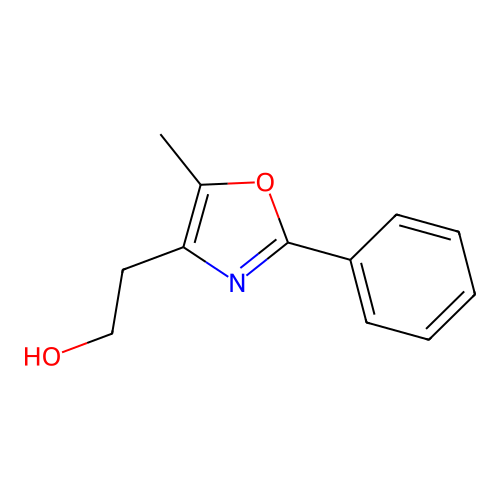 2-(5-Methyl-2-phenyl-4-oxazolyl)ethanol structure