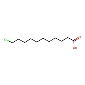 Undecanoic acid, 11-chloro- structure