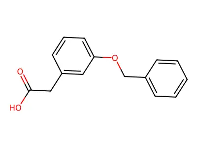 (3-Benzyloxyphenyl)acetic acid structure