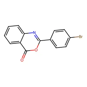 2-(4-Bromophenyl)-4H-3,1-benzoxazin-4-one structure