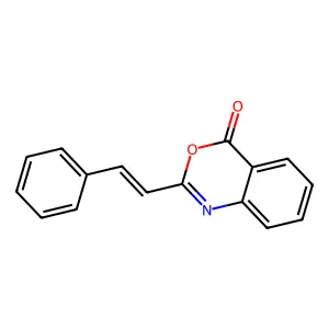 2-Styryl-4-oxo-3,1-benzoxazine structure