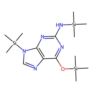 Tris(trimethylsilyl)guanine structure
