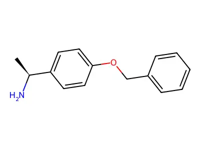 1-(4-苄氧基苯基)乙胺 structure