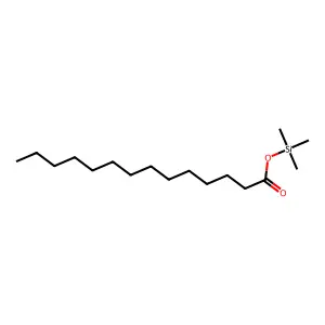 trimethylsilyl tetradecanoate structure