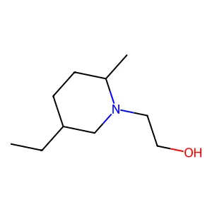 1-Piperidineethanol, 5-ethyl-2-methyl- structure