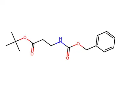 tert-Butyl 3-(((benzyloxy)carbonyl)amino)propanoate structure