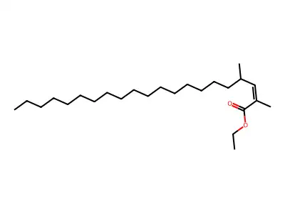 ethyl (Z)-2,4-dimethylhenicos-2-enoate structure