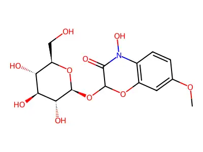 DIMBOA-Glc structure
