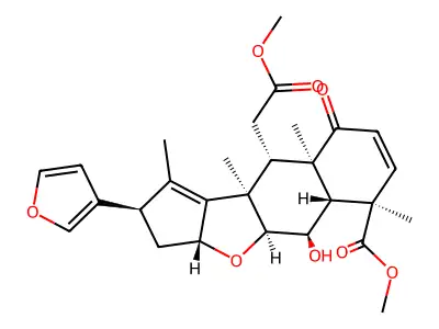 6-Desacetylnimbin structure