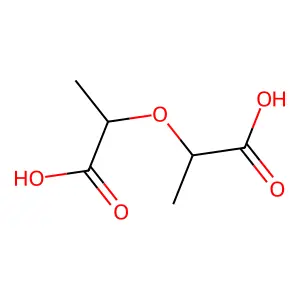 (2S,2'R)-2,2'-Oxydipropionic acid structure
