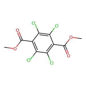 四氯对苯二甲酸二甲酯 structure