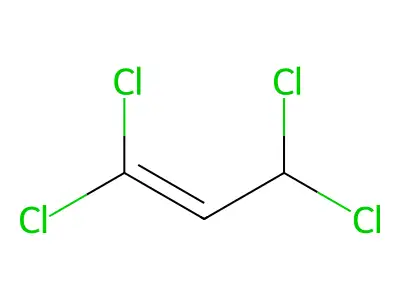 1,1,3,3-Tetrachloropropene structure
