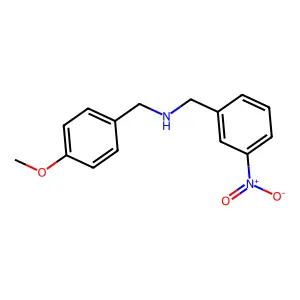 (4-Methoxybenzyl)(3-nitrobenzyl)amine structure