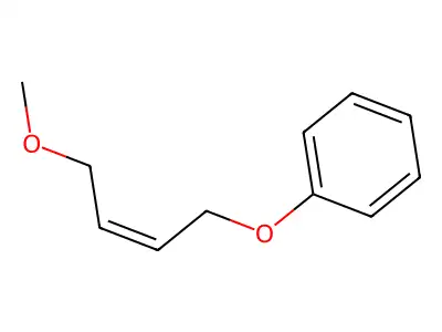 4-Methoxybut-2-enoxybenzene structure
