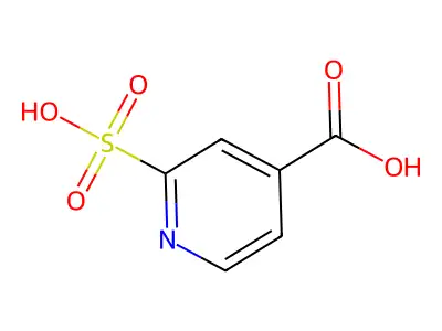 2-Sulfoisonicotinic acid structure