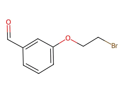 3-(2-Bromoethoxy)benzaldehyde structure