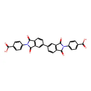 4,4'-(1,1',3,3'-Tetraoxo-[5,5'-biisoindoline]-2,2'-diyl)dibenzoic acid structure