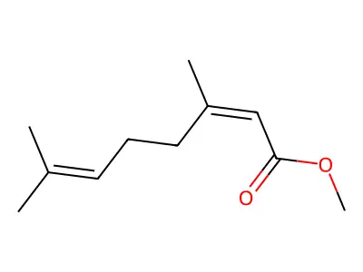 Methyl geranate structure