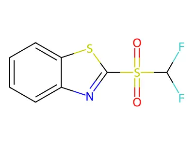 2-((Difluoromethyl)sulfonyl)benzo[d]thiazole structure