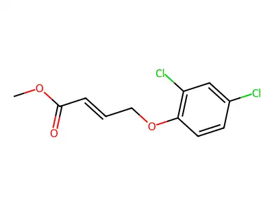 Methyl 4-(2,4-dichlorophenoxy)but-2-enoate structure
