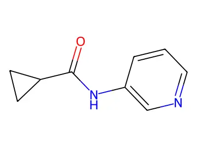 N-(3-pyridinyl)cyclopropanecarboxamide structure