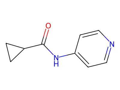 N-(Pyridin-4-yl)cyclopropanecarboxamide structure