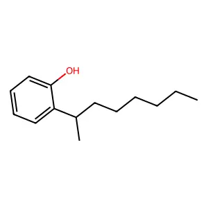 邻-(1-甲基庚基)苯酚 structure