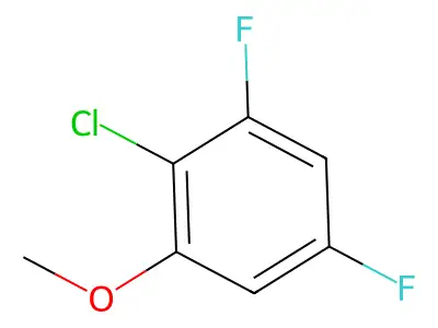 2-Chloro-3,5-difluoroanisole structure