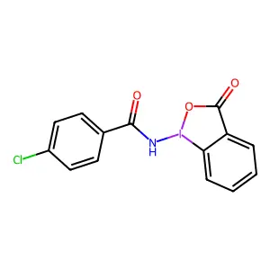 4-Chloro-N-(3-oxo-1,2-benziodoxol-1(3H)-yl)benzamide structure